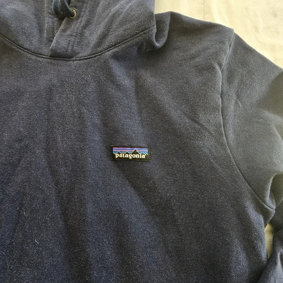 Patagonia Uprisal Hoody Pullover Sweatshirt in Navy Blue, Size Small - Picture 3 of 5
